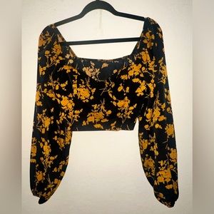 Long Sleeve Crop Top